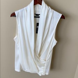 Theory Silk Draped Top - NWT - Large